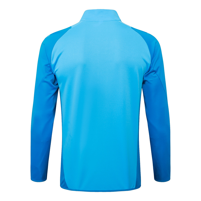 2024/25 Flamengo Light blue Jacket Training Suit Set Football Team Shirt Sports Fashion