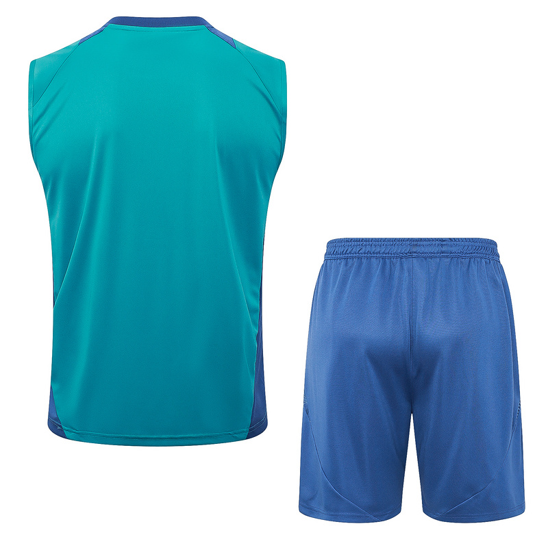 24/25 Ajax Blue Training Set Shirt and Shorts