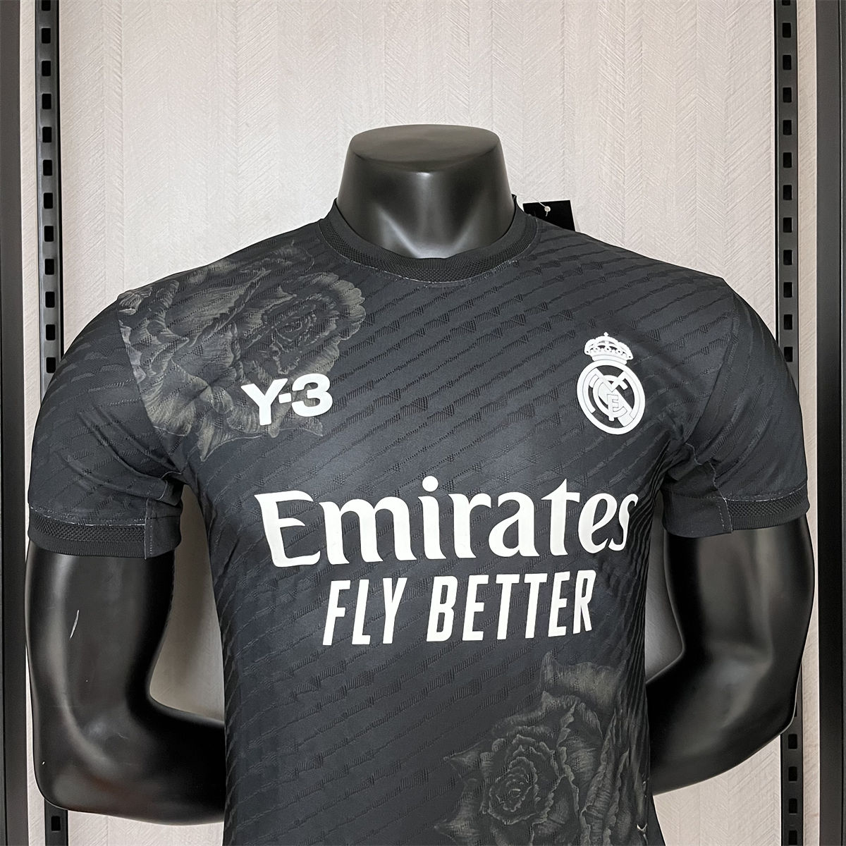 23/24Real Madrid Y-3 Special Edition Black Jersey Player Version