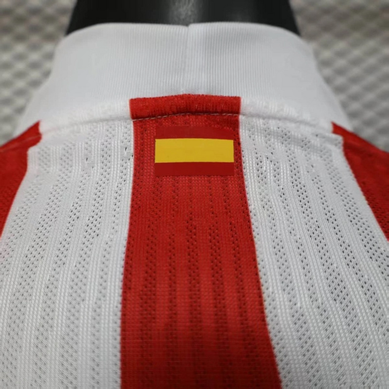 2025/26 Atletico Madrid home Long Sleeve Jersey Player Version