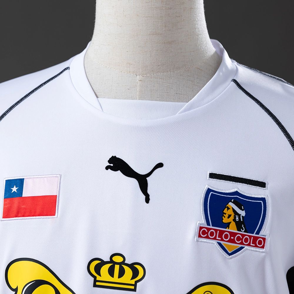 Retro Colo Colo 2003 Home White jersey Fan Version