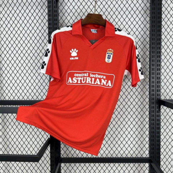 Retro Real Oviedo 90/91 Away jersey Fan Version