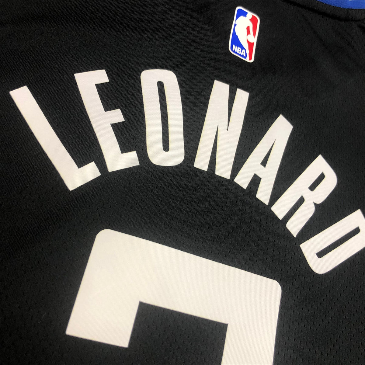 NBA Los Angeles Clippers V neck Black Jersey LEONARD#2 S-XXL