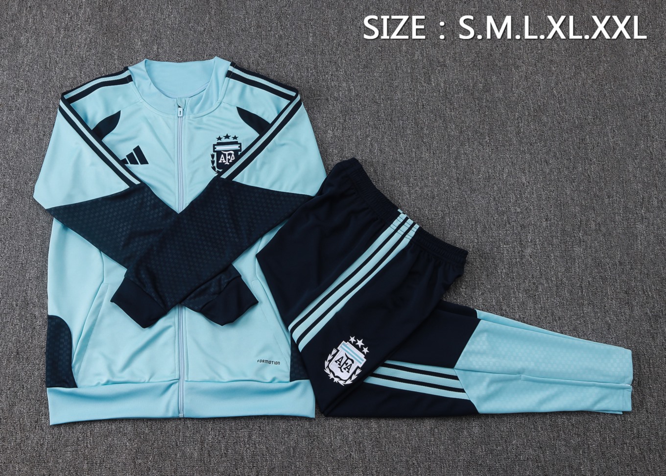 2026 Argentina Sky blue Jacket Training Suit Set