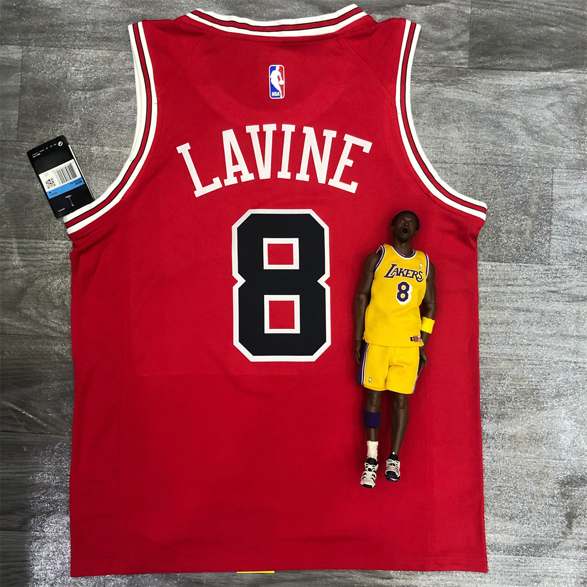 NBA Chicago Bulls Round neck Red Jersey LAVINE#8 S-XXL