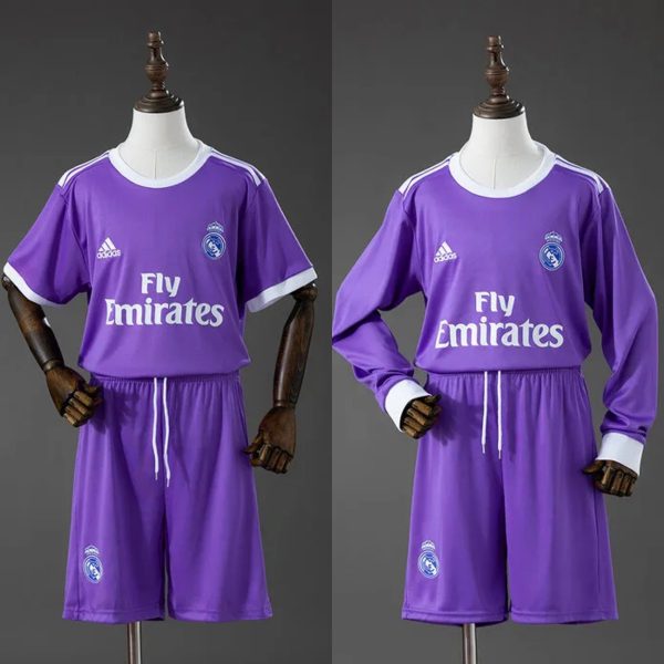 Retro Real Madrid 2016/17 Away Kid Kits