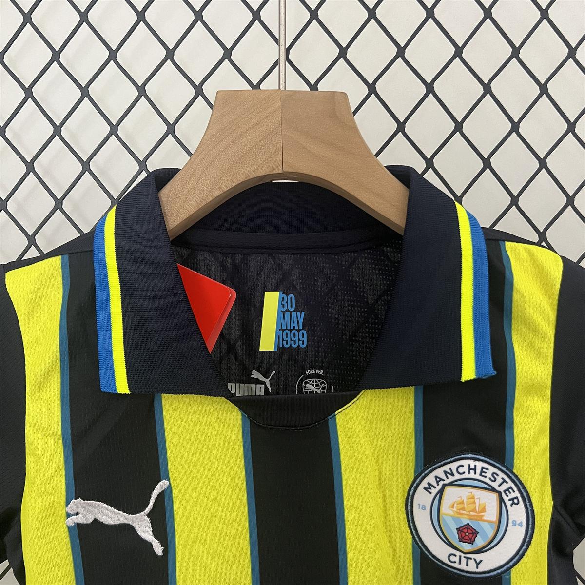 2024/25 Manchester City Away jersey Kid Kits Size 16-28