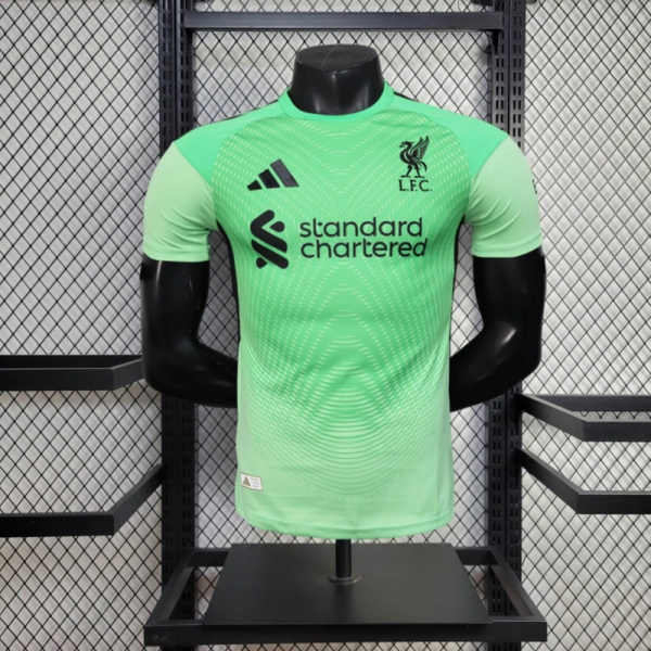 2025/26 Liverpool Goalkeeper Green jersey Player Version