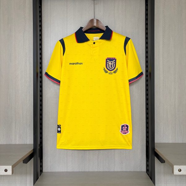 2025/26 Ecuador Yellow Jersey Fan Version