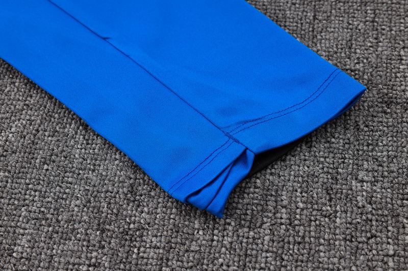 24/25 Barcelona Blue Long-sleeved half-pull training kit Football team kit