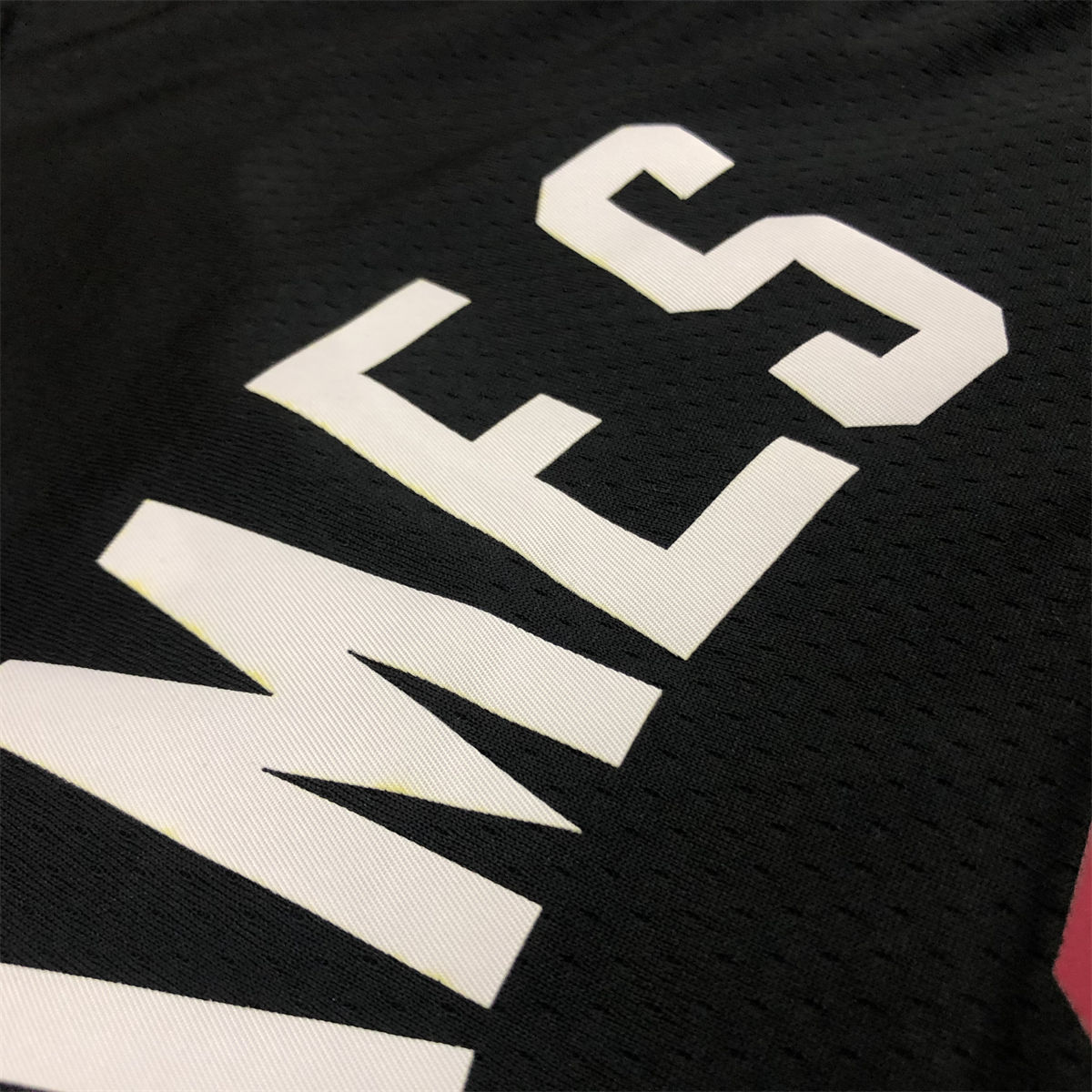 NBA Miami Hearts V-Neck Black Jersey JAMES#6 S-XXL