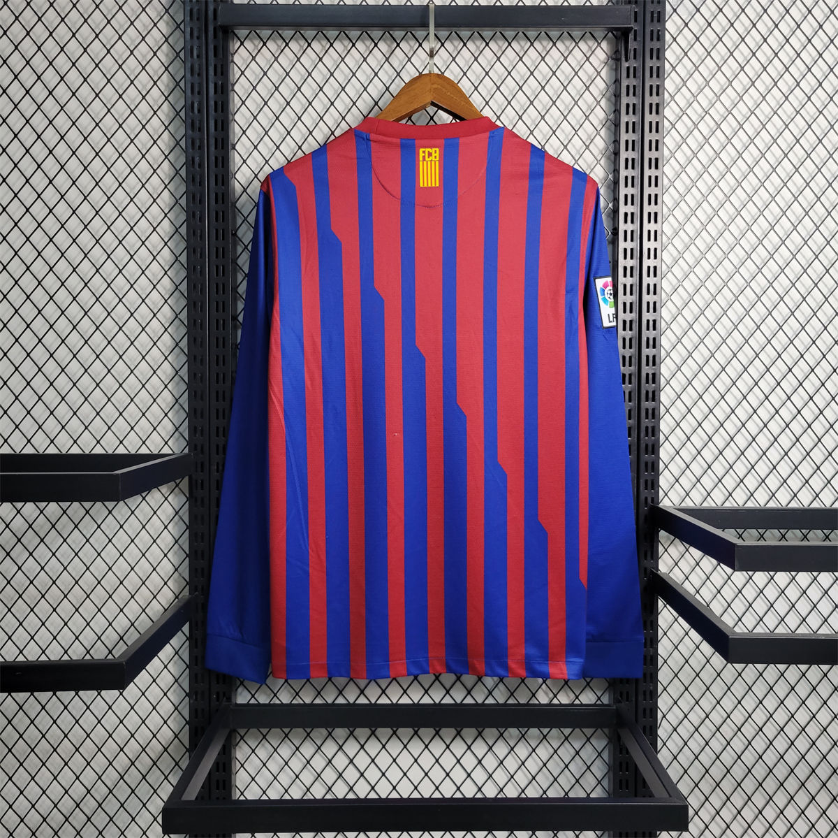 Retro Barcelona 11/12 Long Sleeve Home jersey Fan Version