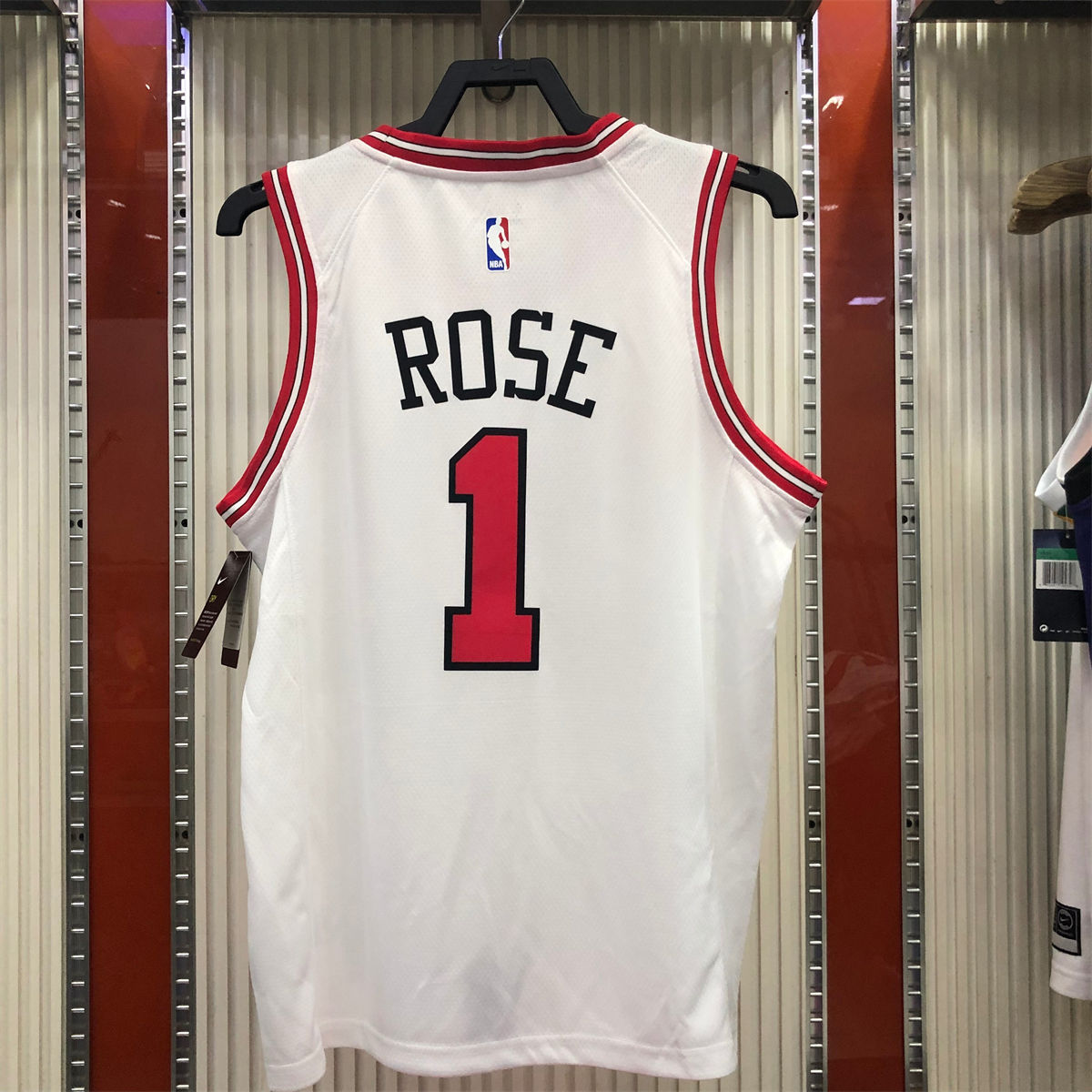 NBA Chicago Bulls Round neck White Jersey ROSE#1 S-XXL