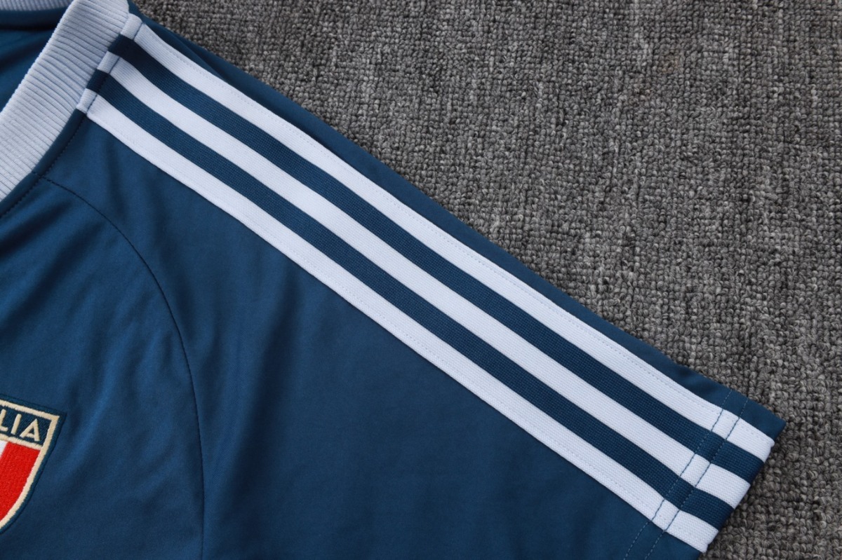 2026 Italy Dark blue Training Set Shirt and Shorts