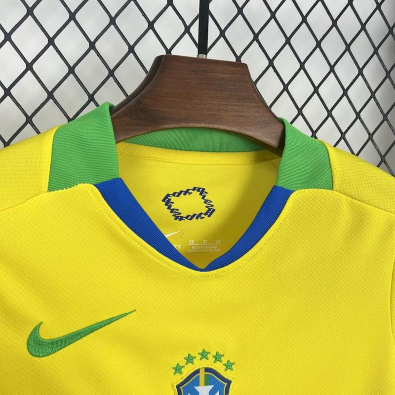 2025/26 Brazil Home jersey kids Kits size: 16-28