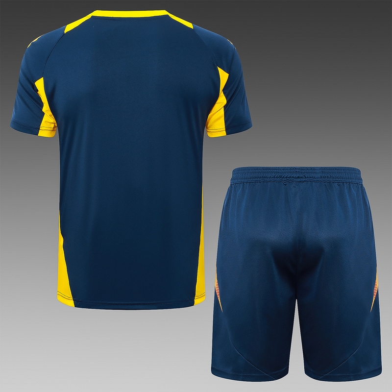 24/25 Real Madrid Royal blue Training Set Shirt and Shorts
