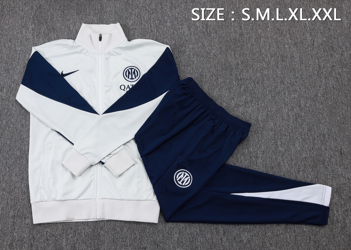 2025/26 Inter Milan beige Jacket Training Suit Set Football Team Shirt Sports Fashion