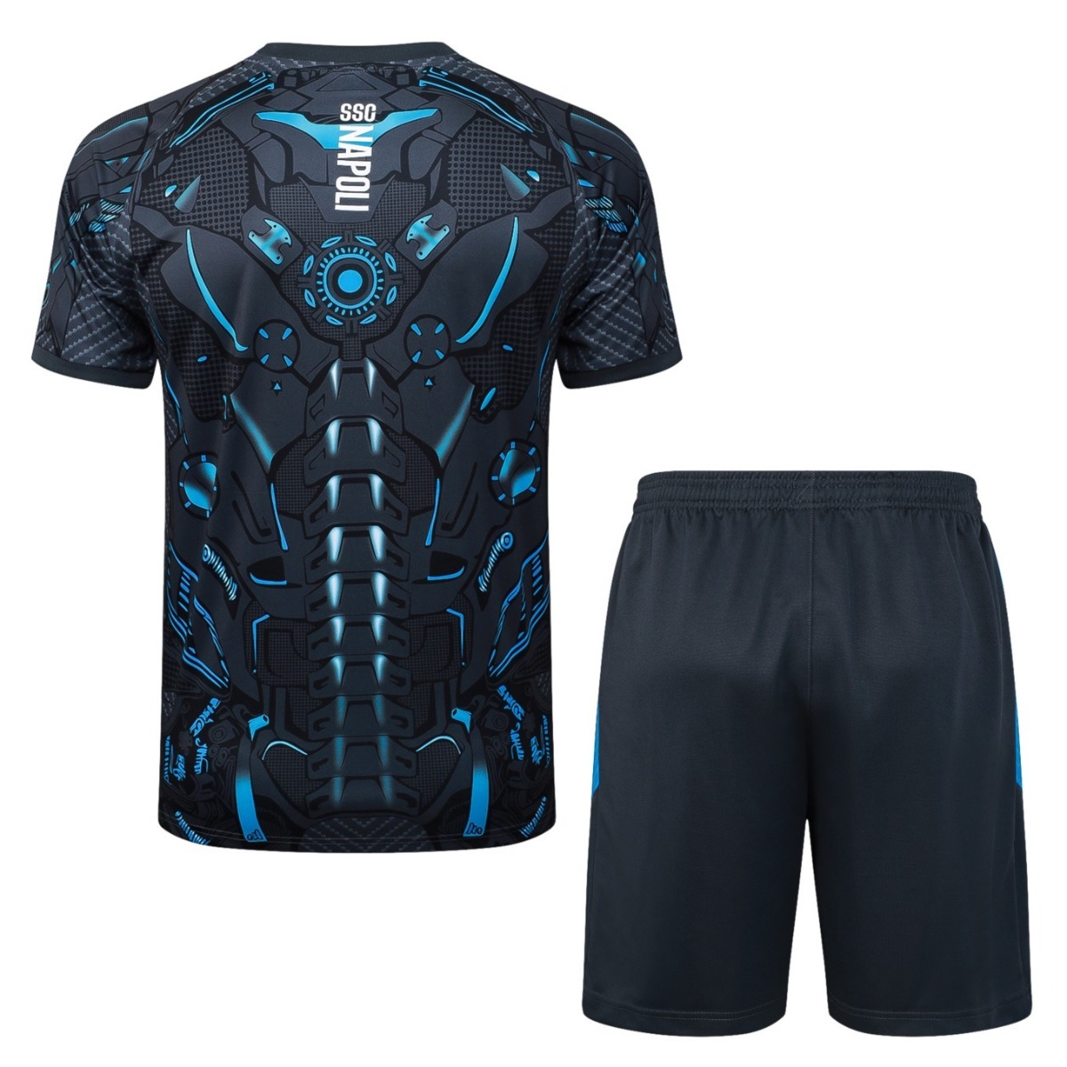 2026 Naples Charcoal gray Training Set Shirt and Shorts