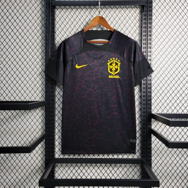 2022/23 Brazil Goalkeeper Black jersey Fan version