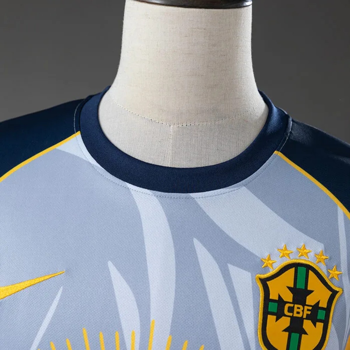 2026 Brazil Jesus Gray & Yellow Edition Jersey Fan version