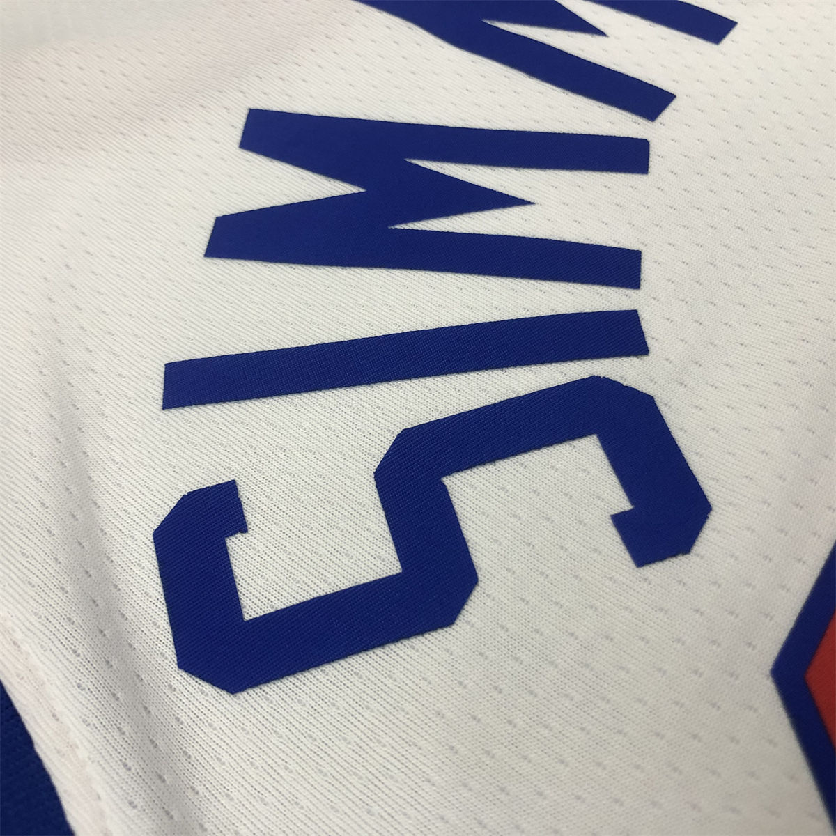 NBA Philadelphia 76ers Round Neck White Jersey SIMMONS#25 S-XXL