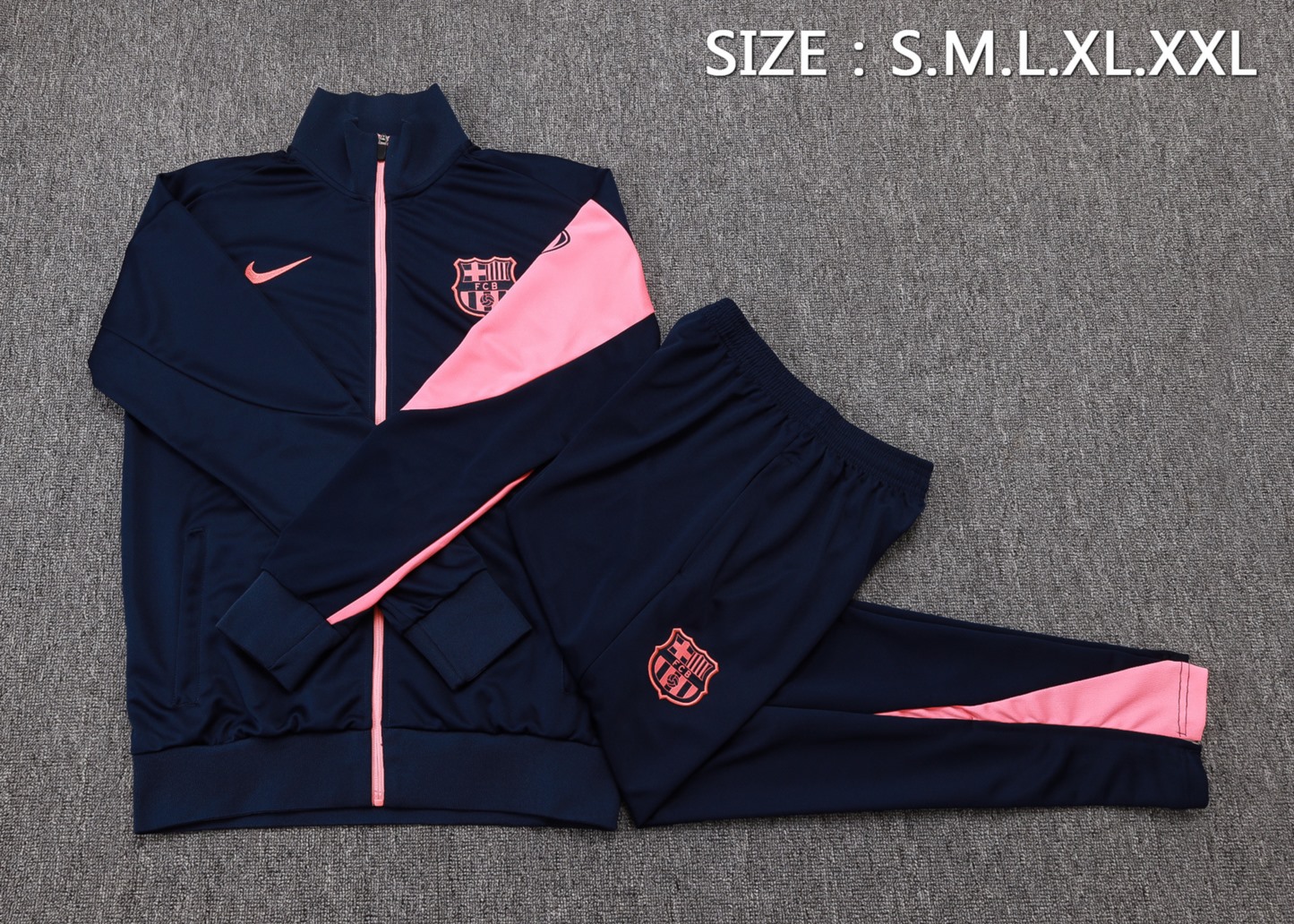 2025/26 Barcelona cyan Jacket Training Suit Set Football Team Shirt Sports Fashion