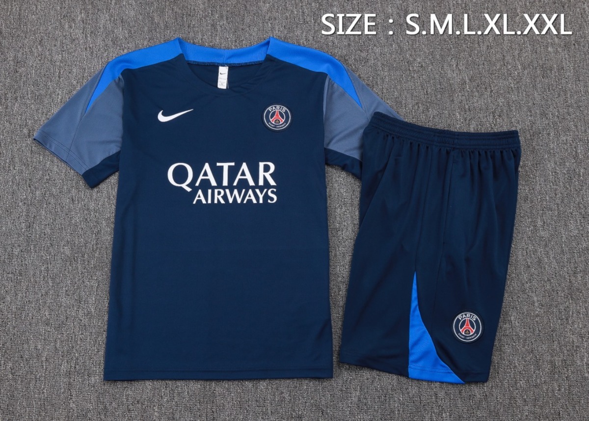 2026 PSG Royal blue Training Set Shirt and Shorts