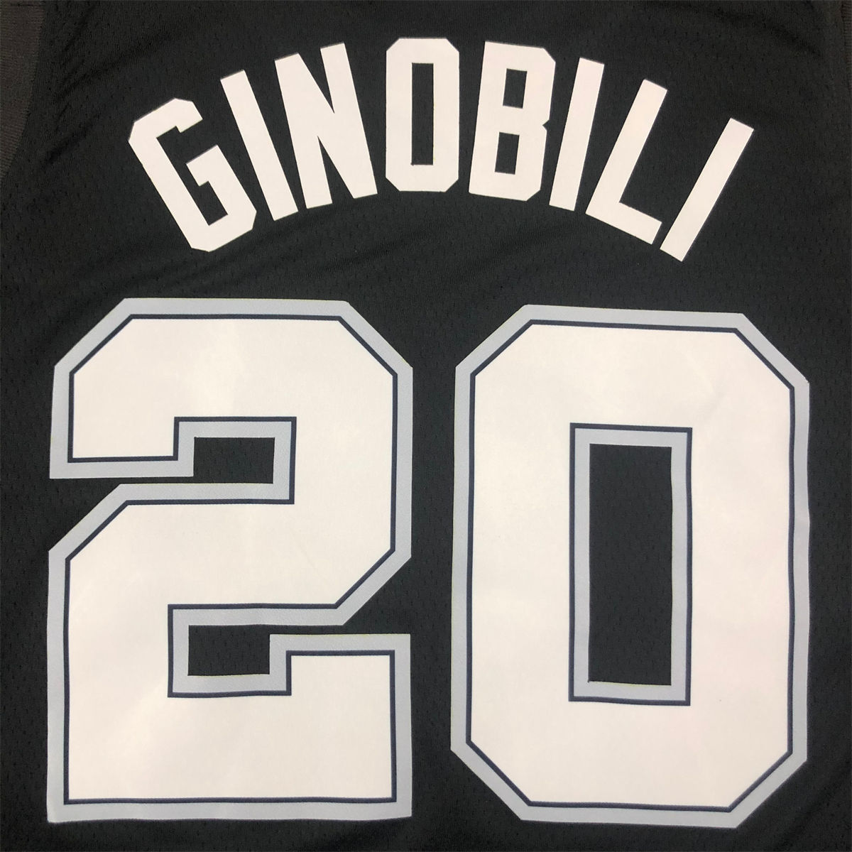 NBA San Antonio Spurs V-Neck Black jersey GINOBILI#20 S-XXL