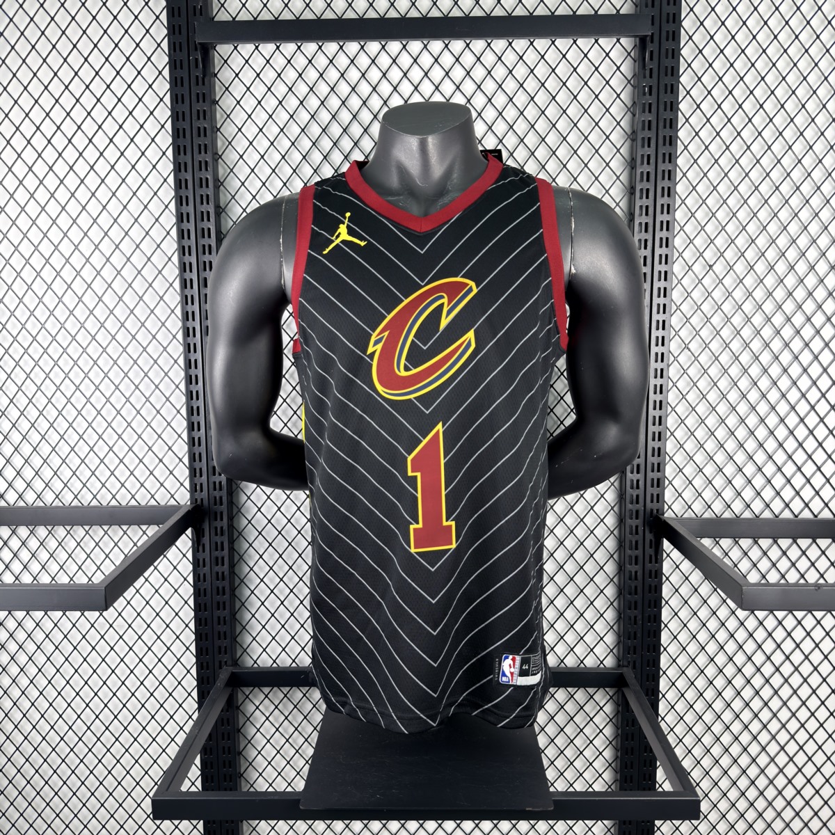 NBA Cleverland Cavaliers V-Neck Black Jersey HARDEN#1