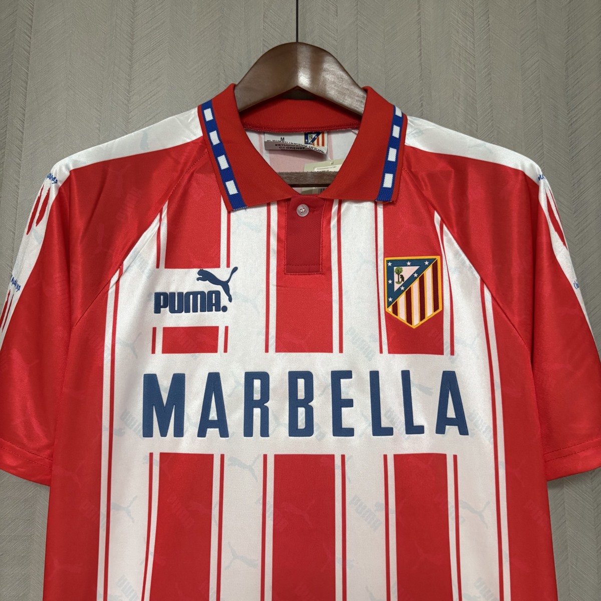 Retro Atletico Madrid 1994/95 home jersey Fan Version