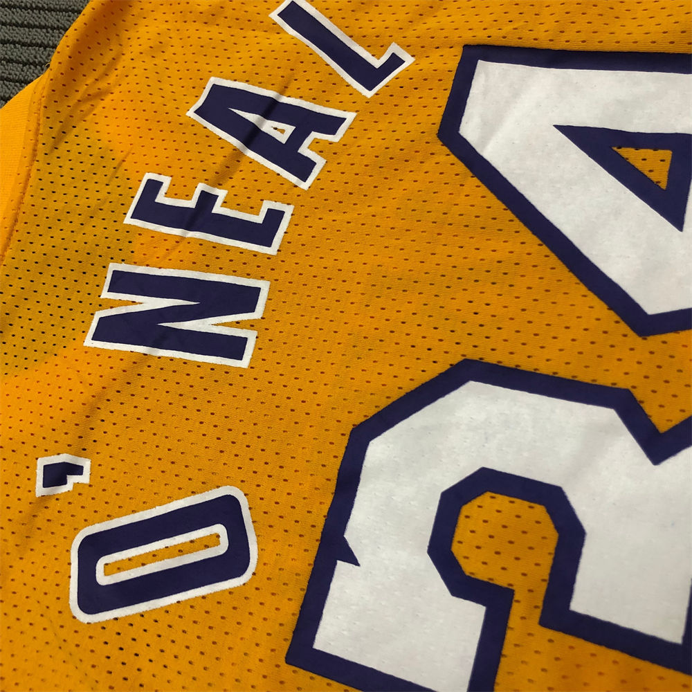 NBA Los Angeles Lakers Mitchellness Jersey Golden O'NEAL#34 S-XXL