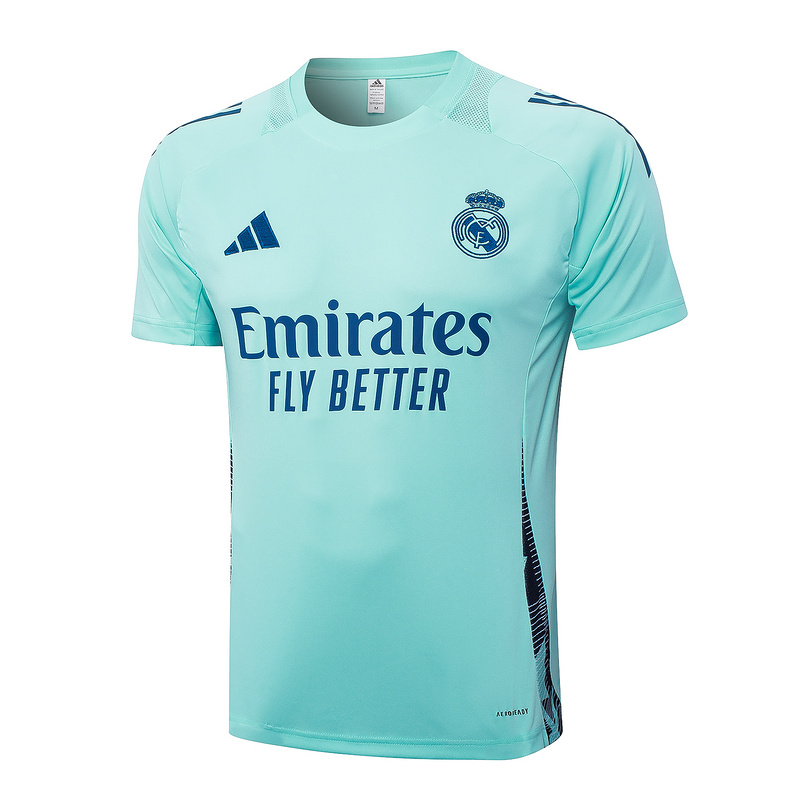 24/25 Real Madrid Light green Training Set Shirt and Shorts