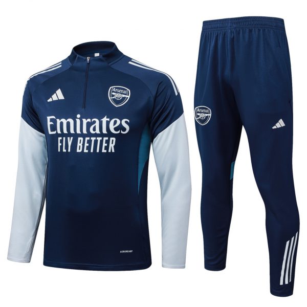 202526 Arsenal royal blue Long-sleeved half-pull training kit Football team kit
