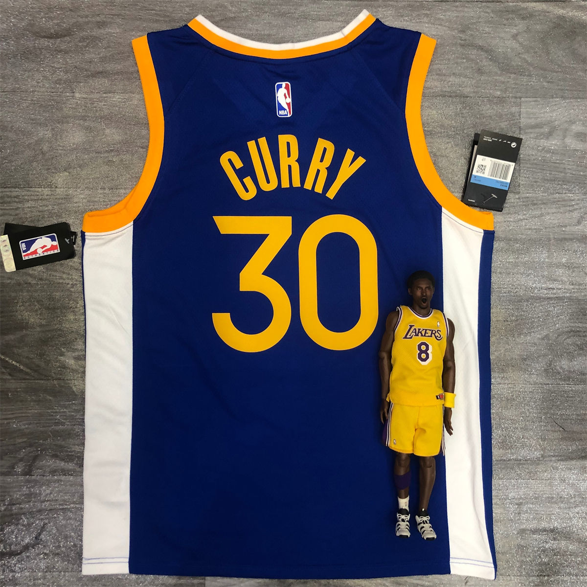 NBA Golden State Warriors V neck Blue Jersey CURRY#30 S-XXL