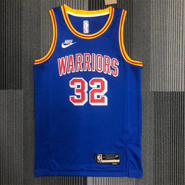 NBA Golden State Warriors Round Neck Blue Jersey POTER JR.#32 S-XXL