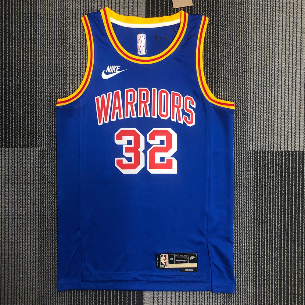 NBA Golden State Warriors Round Neck Blue Jersey POTER JR.#32 S-XXL