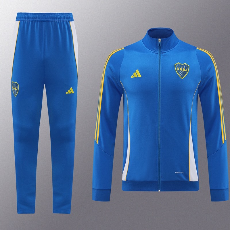 2024 Boca Blue Jacket Training Suit Set Football Team Shirt Sports Fashion