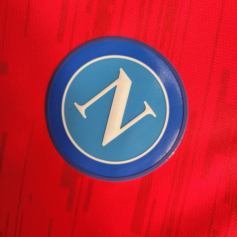2023/24 Napoli Champions Edition Red Jersey – Fan Version (BALIEJIN)