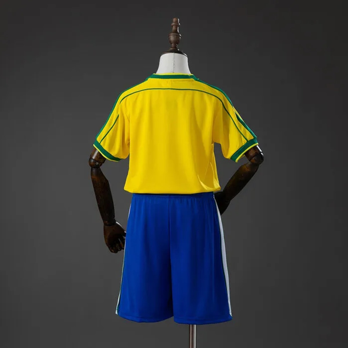 Retro 1998 Brazil Home Kid Kits