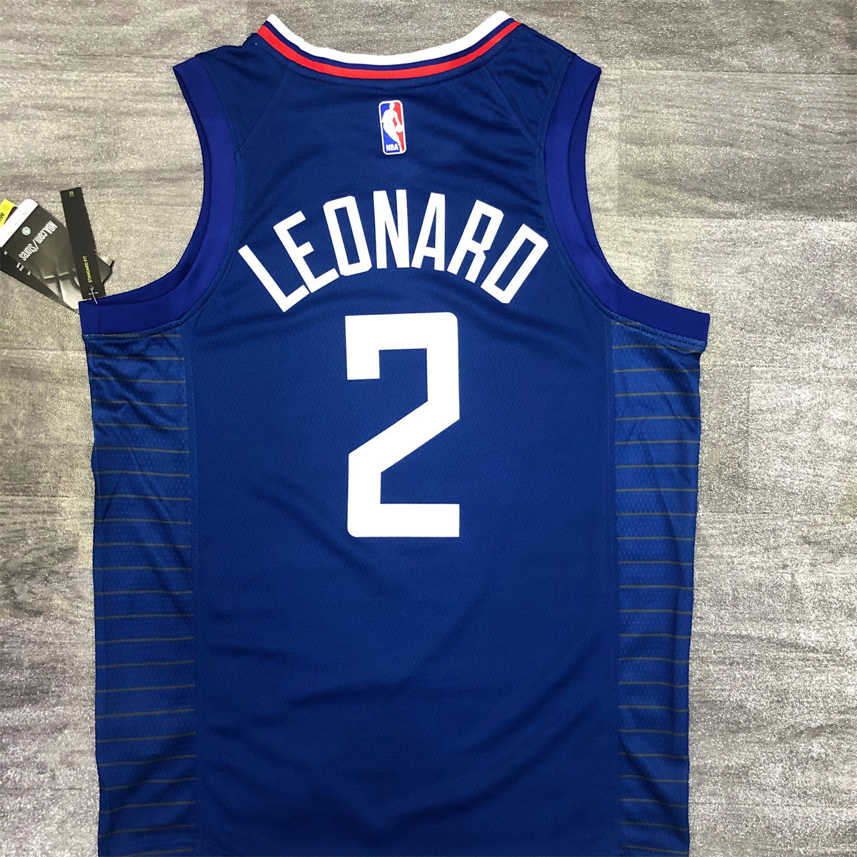 NBA Los Angeles Clippers V neck Blue Jersey LEONARD#2 S-XXL