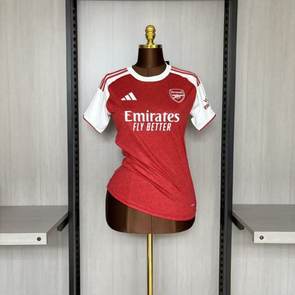2025/26 Arsenal Home Women's Jersey Fan Version