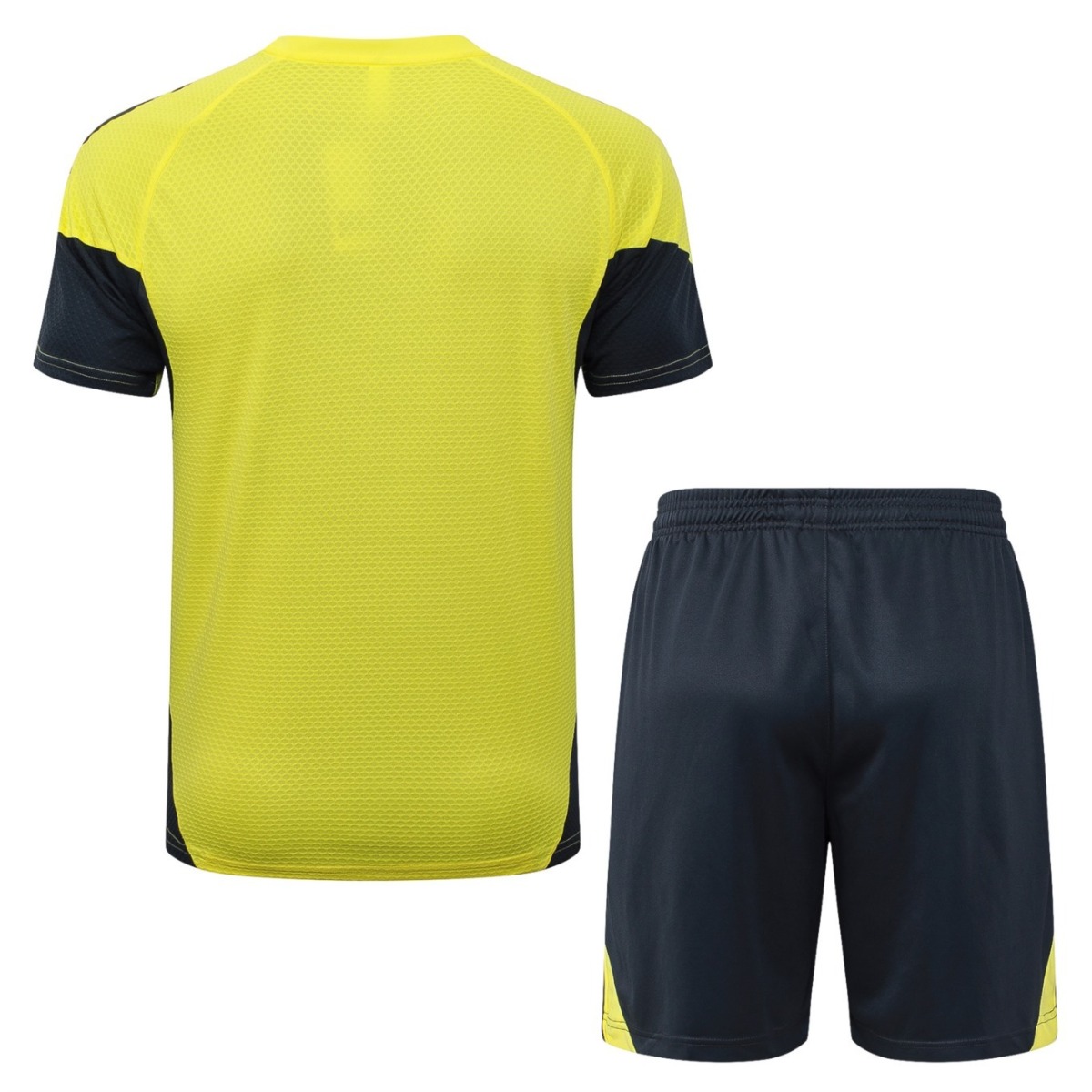 2026 Real Madrid Yellow Training Set Shirt and Shorts