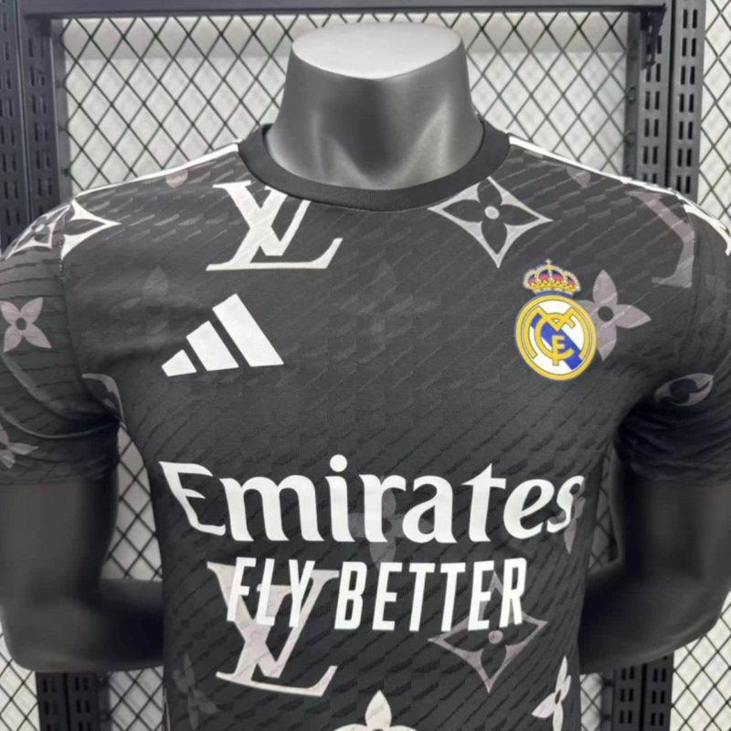 2025/26 Player Real Madrid Special Edition Black jersey Player Version