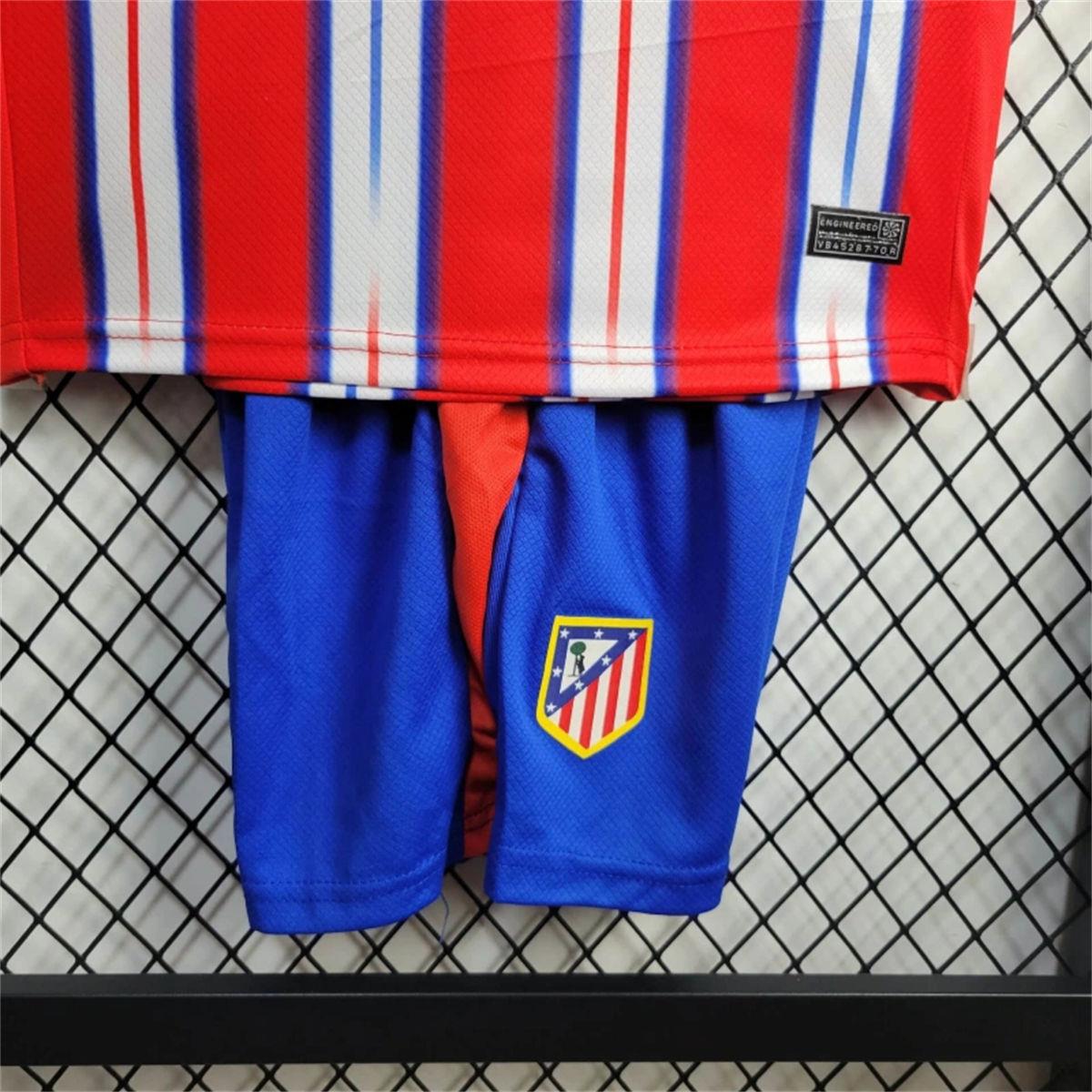 24/25 kids Atletico Madrid Home jersey Kid Kits Size 16-28