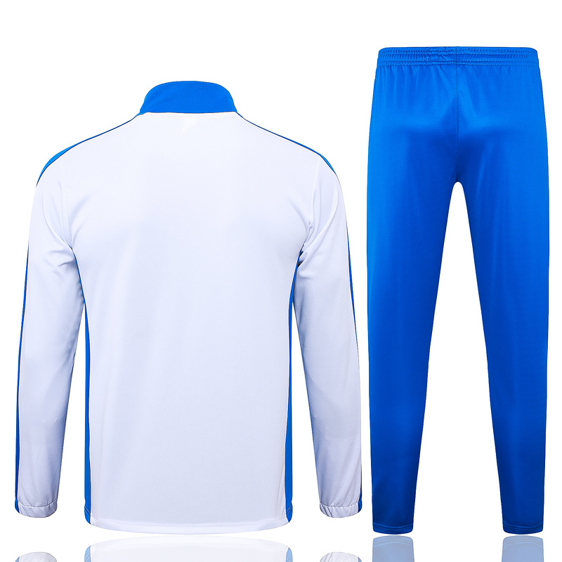 2024/25 Brazil White Jacket Training Suit Set Football Team Shirt Sports Fashion