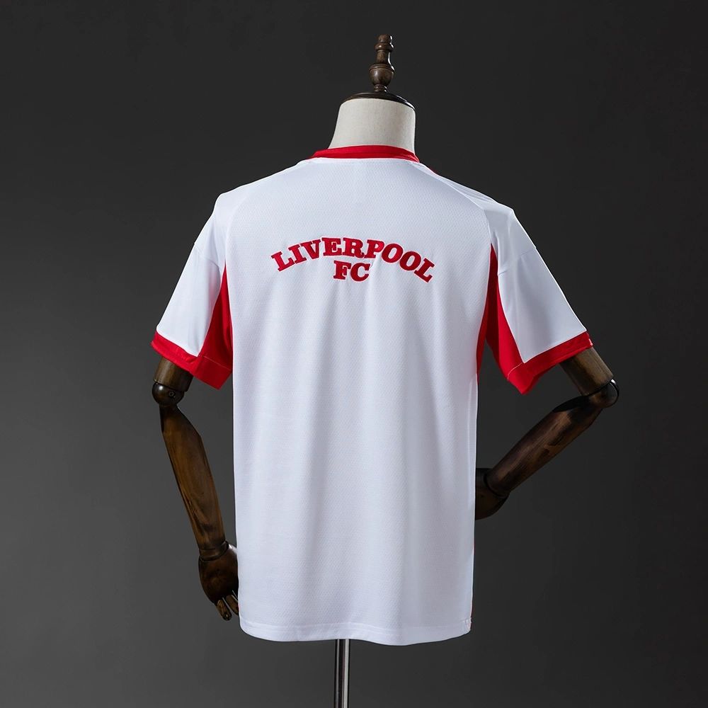 2025/26 Liverpool US Pack Full-Button Baseball White jersey Fan version