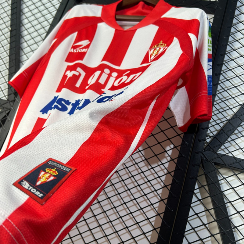Retro Sporting Gijon 08/09 Home jersey Fan Version
