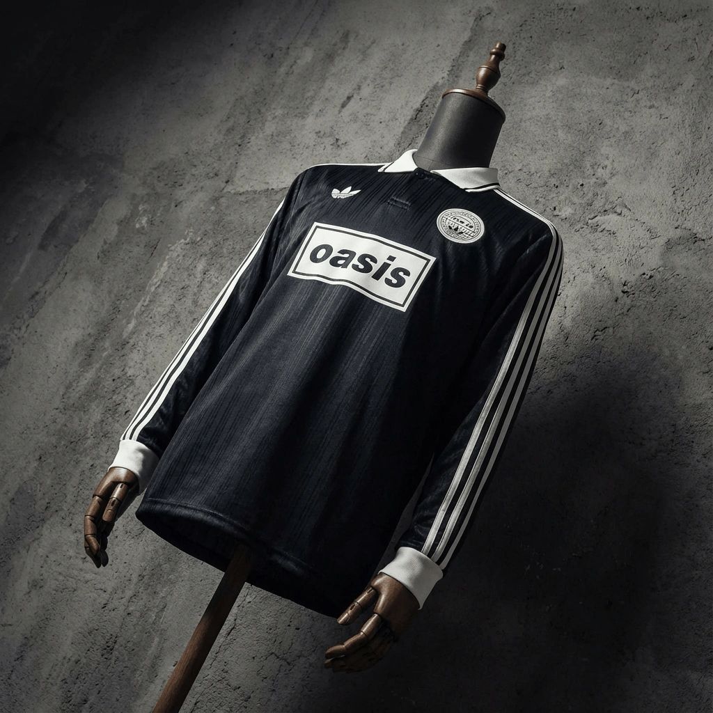 2026 Oasis Black Jersey Long Sleeve Fan version
