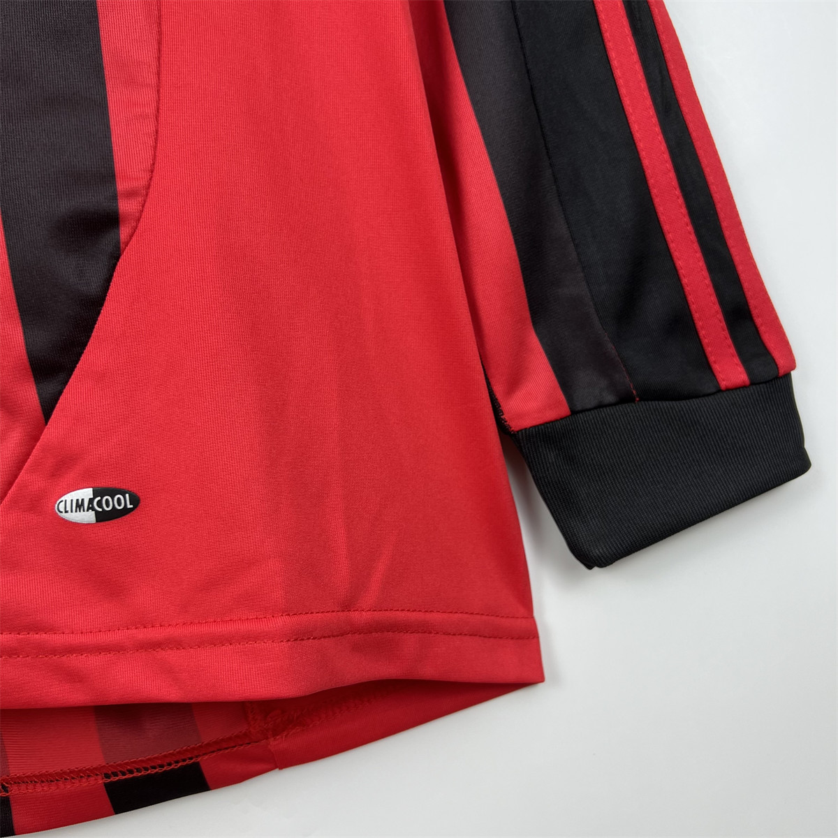 Retro AC Milan 07/08 Long Sleeve Home jersey Fan Version