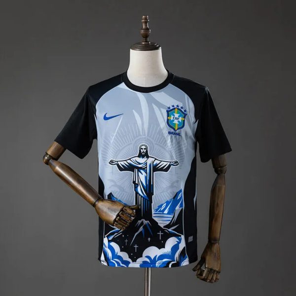 2026 Brazil Jesus Gray Edition Jersey Fan version
